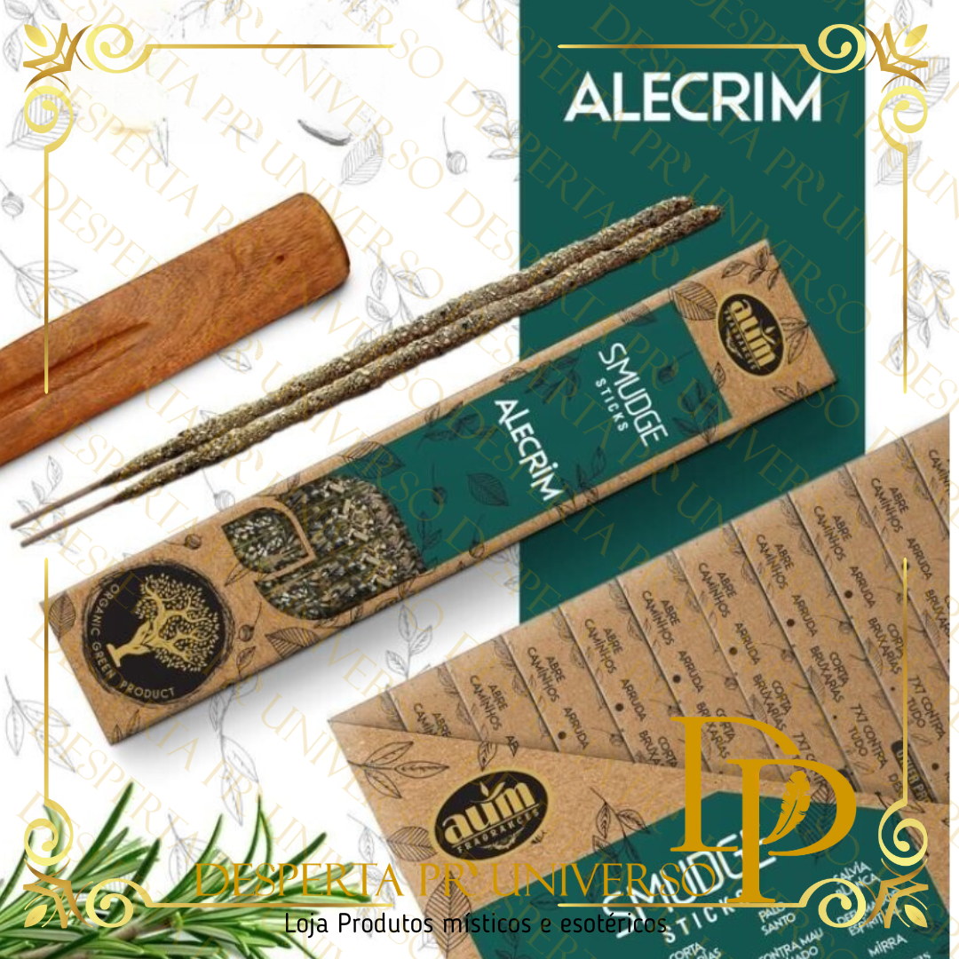 Incenso Aum Organico 25g Alecrim