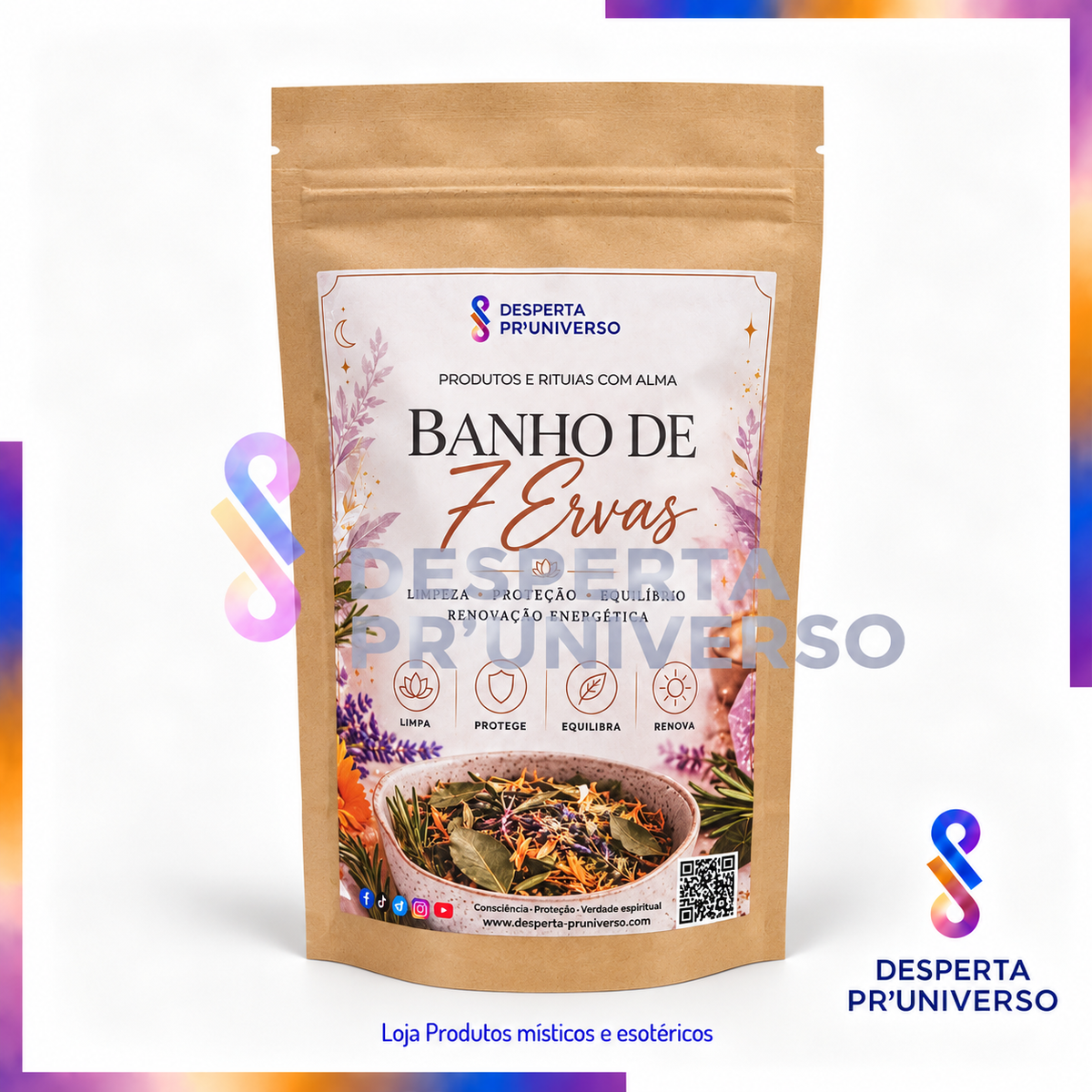 Banho de 7 Ervas - 89gr