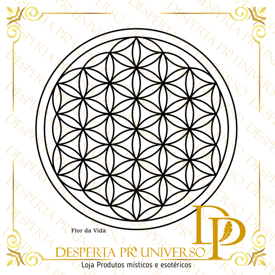 Gráfico Flor da Vida | Ativação da Geometria Sagrada e Expansão da Consciência