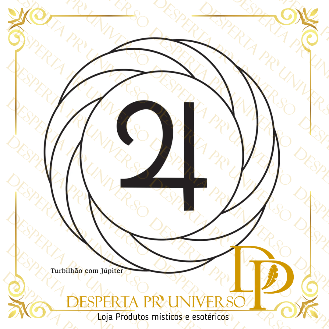 Gráfico Radiônico Turbilhão com Júpiter