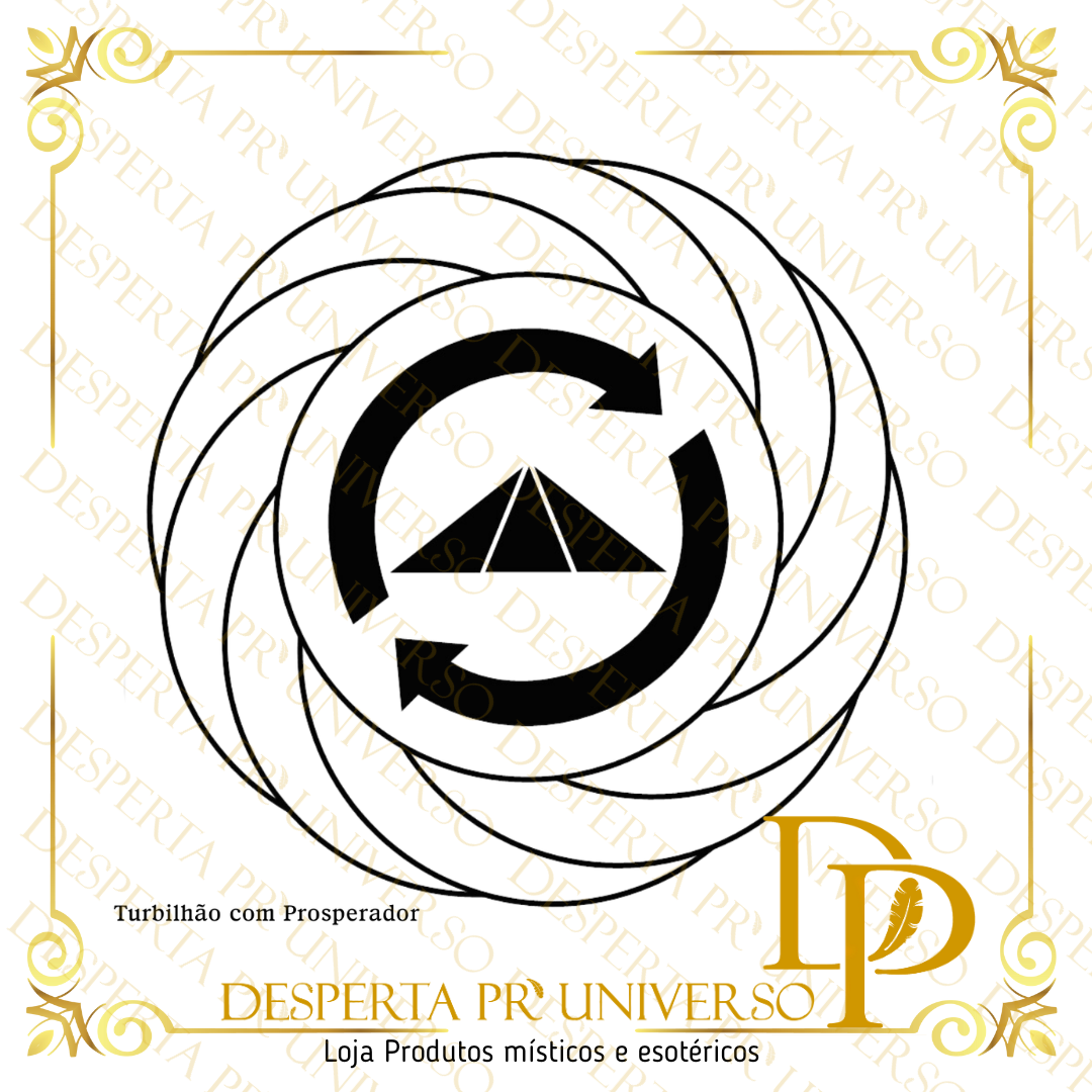 Gráfico Radiônico Turbilhão com Prosperador