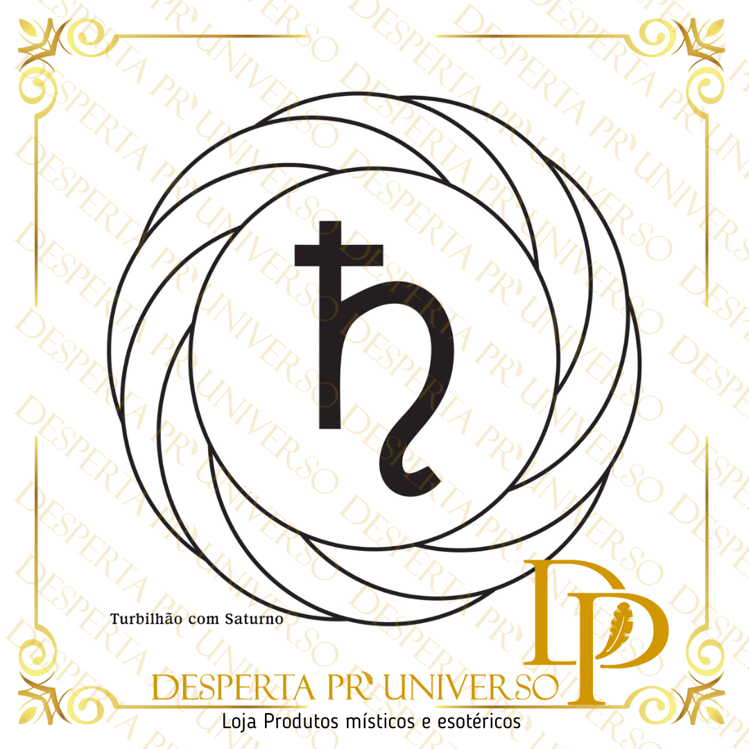 Gráfico Radiônico Turbilhão com Saturno