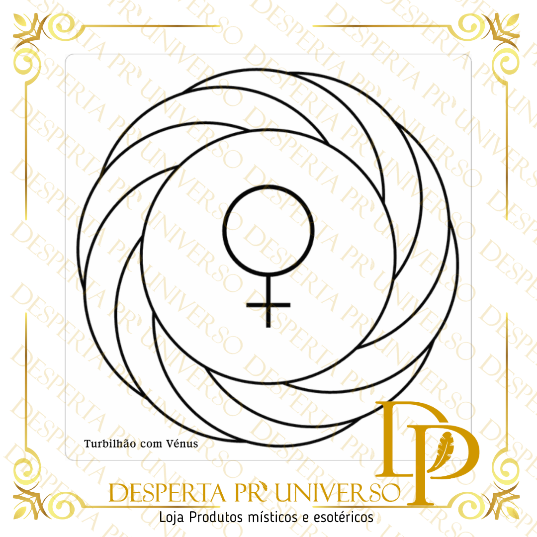 Gráfico Radiônico Turbilhão com Vénus: