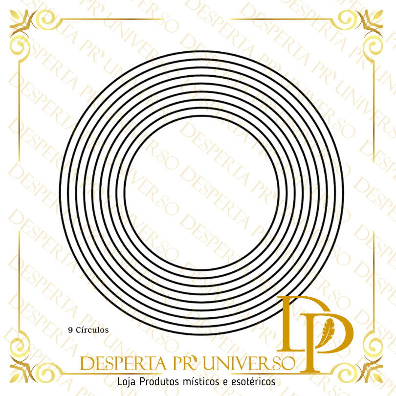 Gráfico Radiônico – 9 Círculos