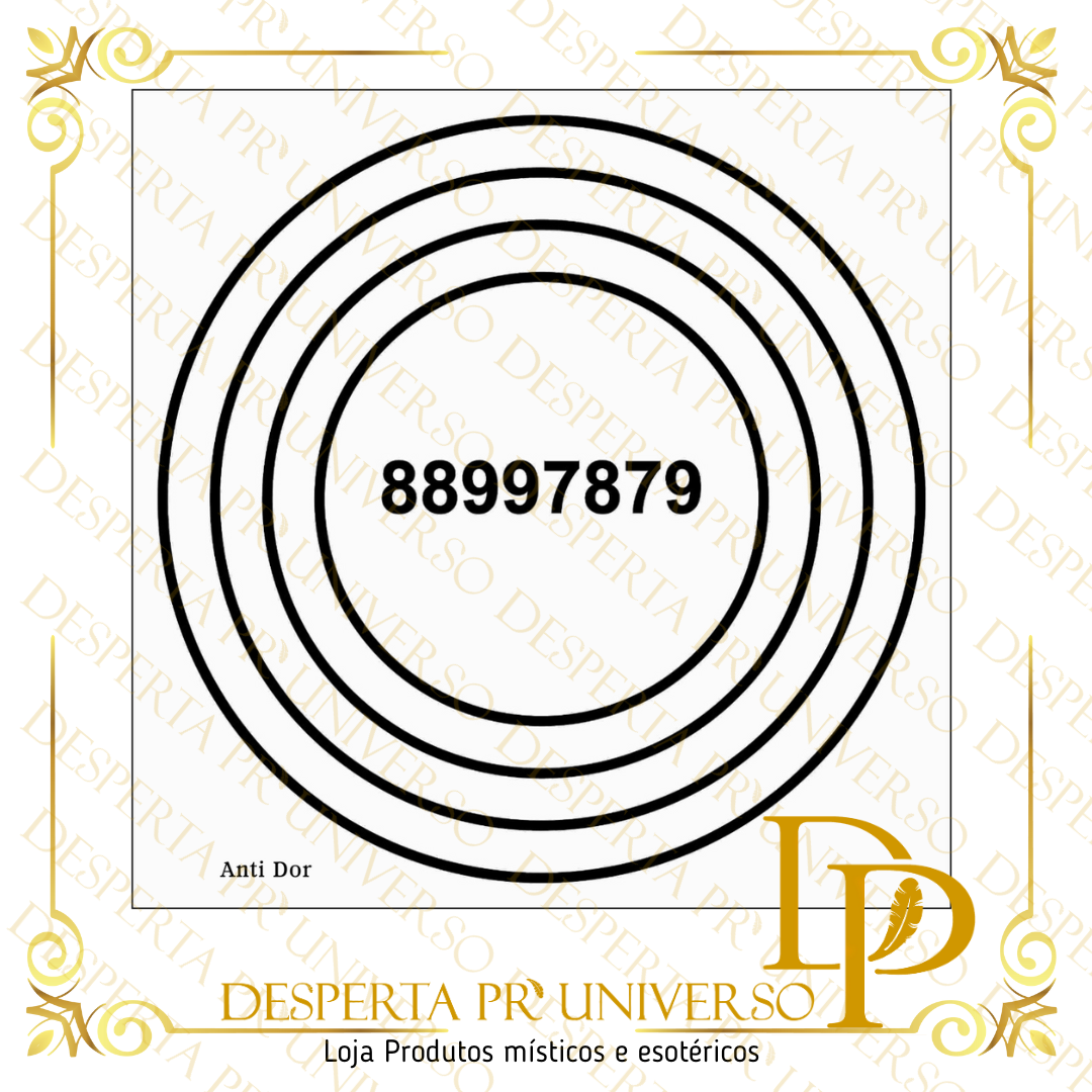 Gráfico Radiônico – Anti Dor