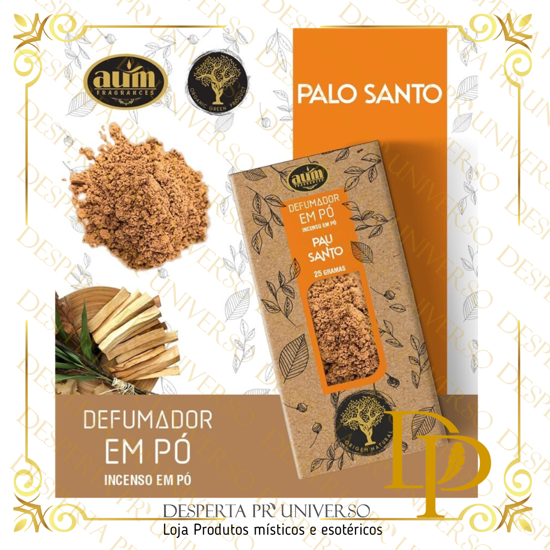 Incenso Aum Defumador em Pó 25g Pau Santo