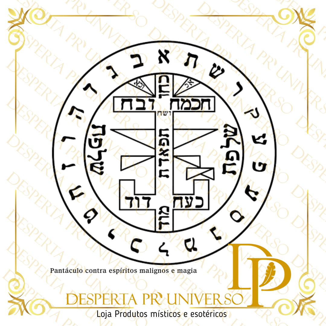 Pantáculo Contra Espíritos Malignos e Magia