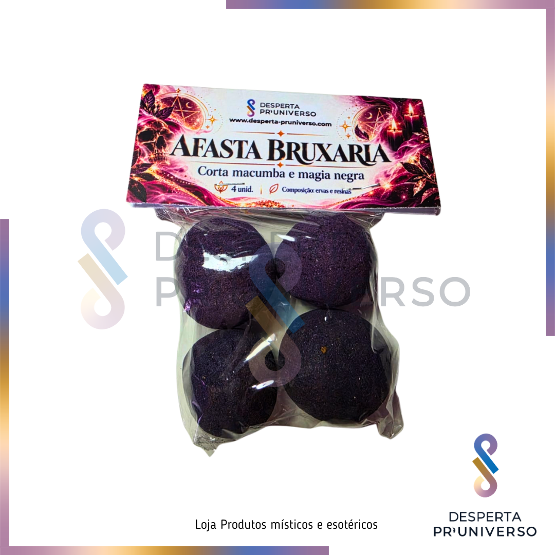 Afasta Bruxaria | Defumador de Corte | 4 Unidades