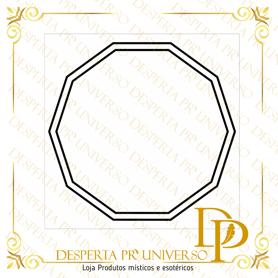 Gráfico Radiônico Decágono Duplo – Potencializador de Energia Sutil