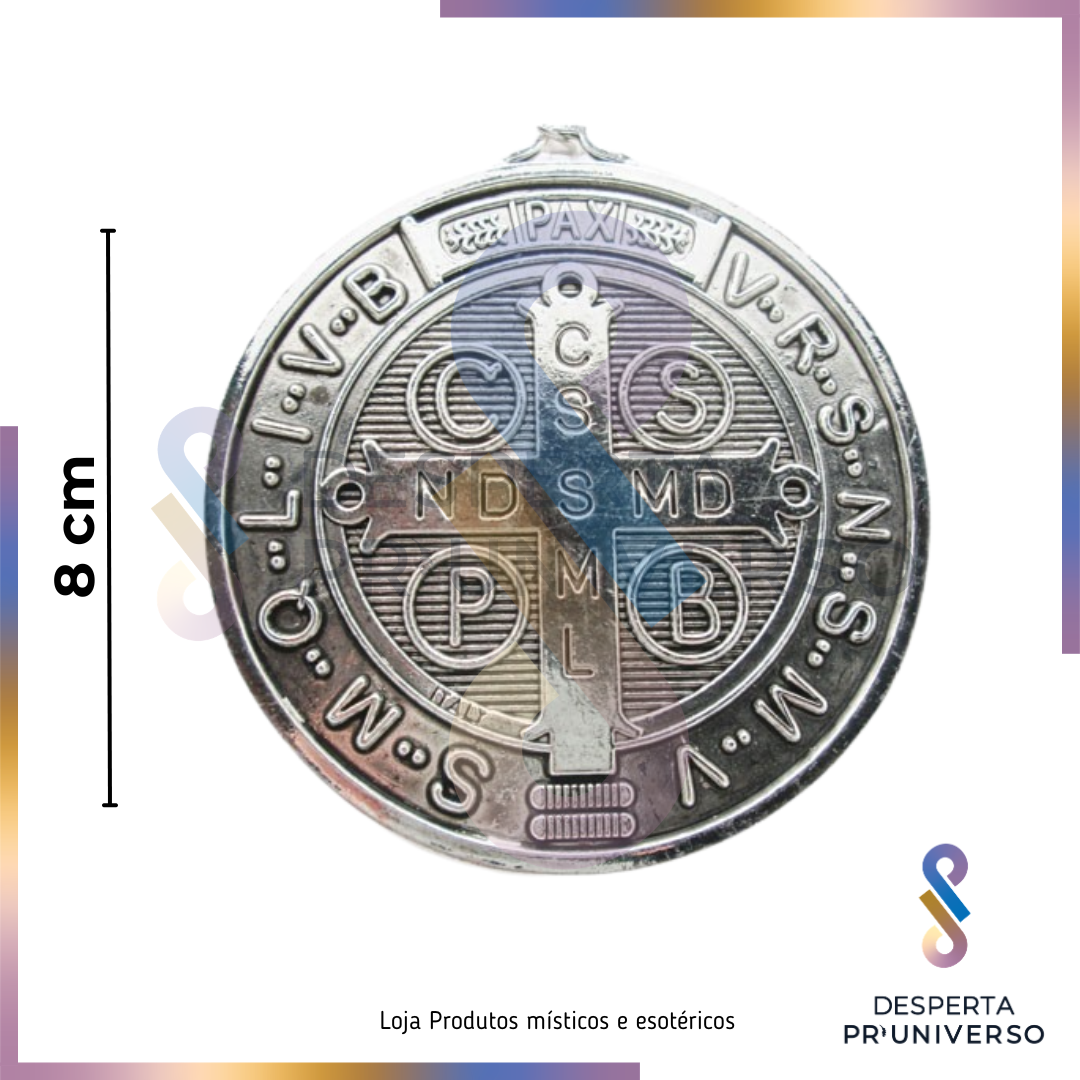 Medalha de São Bento 8 cm