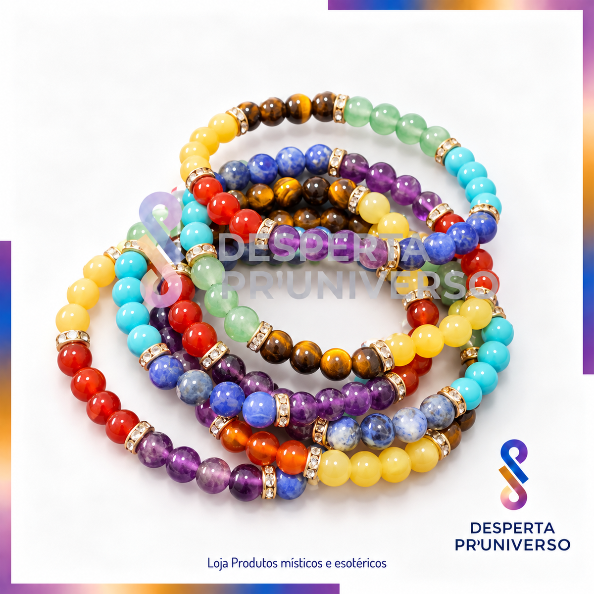 Pulseira Escada dos Anjos | Os 7 Arcanjos | 6mm