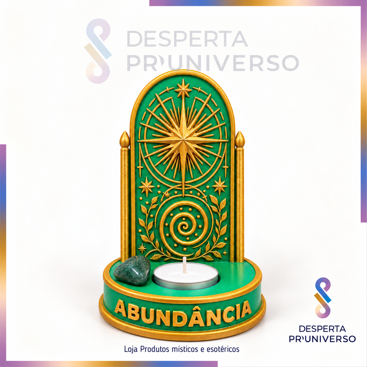 Mini Altar 3D | Cura, Proteção ou Abundância