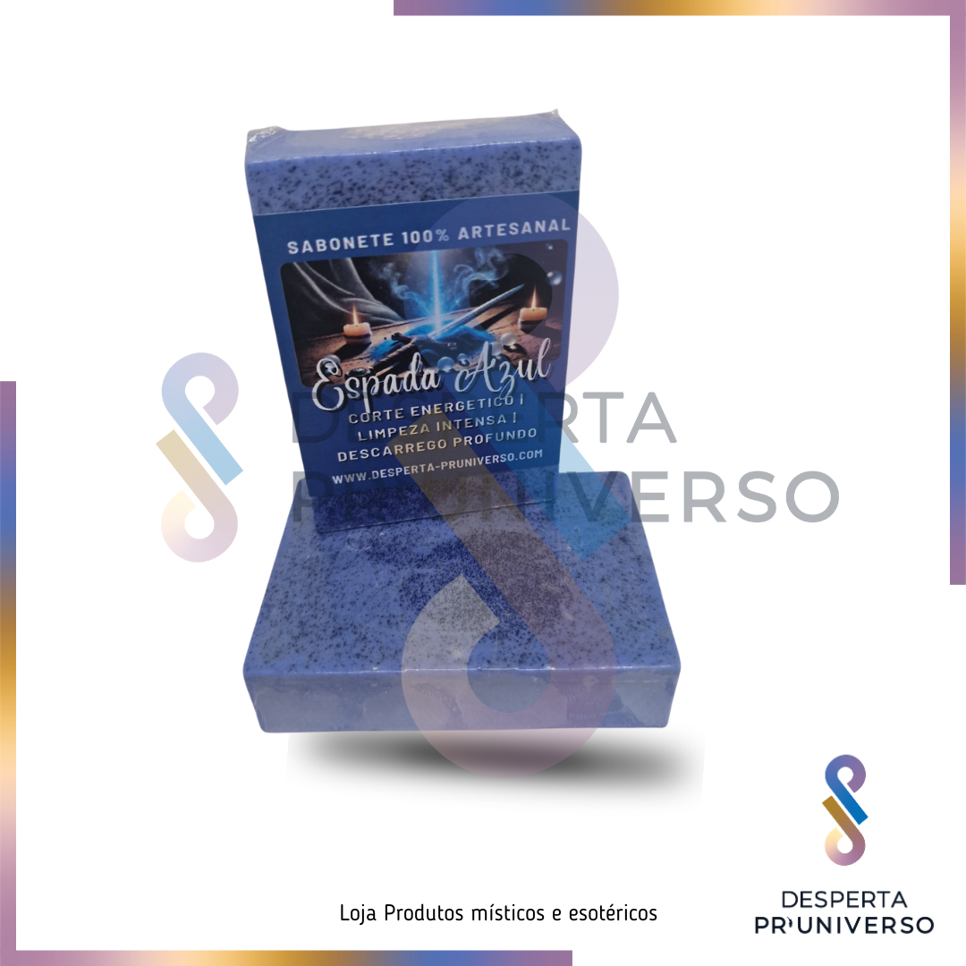 Sabonete Artesanal Espada Azul
