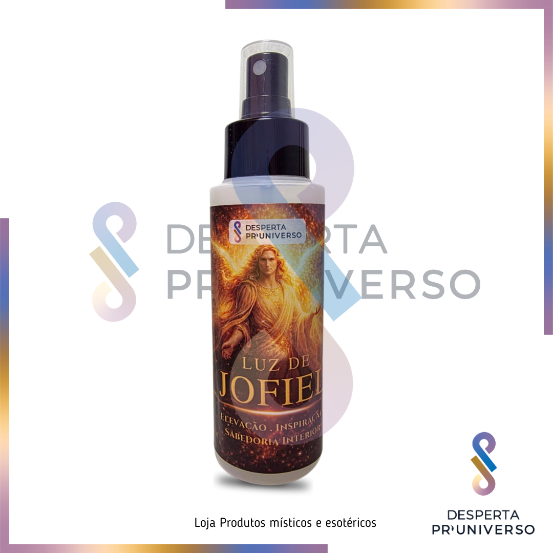 Luz de Jofiel | Spray Espiritual de Clareza Mental, Elevação e Beleza Energética