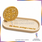 Tabuleiro Oval de São Bento 3D | Proteção do Lar