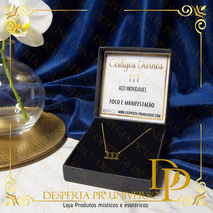 Colar Código Divino  – Aço Inoxidável
