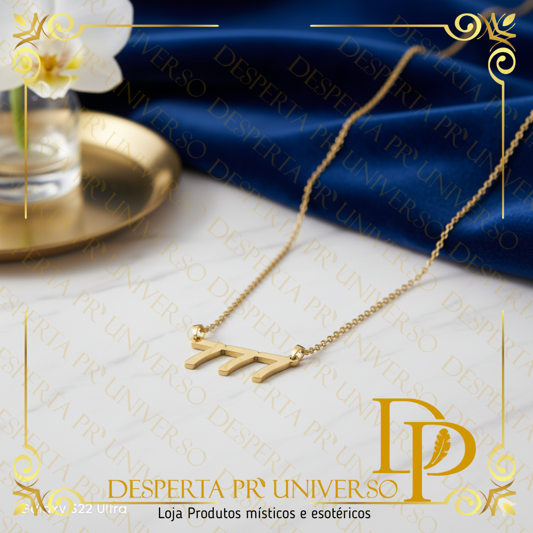 Colar Código Divino  – Aço Inoxidável