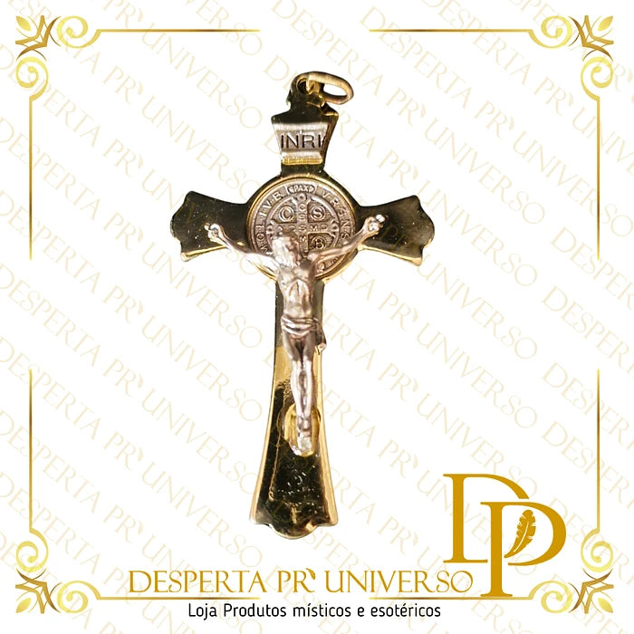 Crucifixo com a Medalha de São Bento 8,5cm