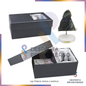 Labradorita + Caixa + Expositor — Proteção energética | Intuição | Escudo espiritual