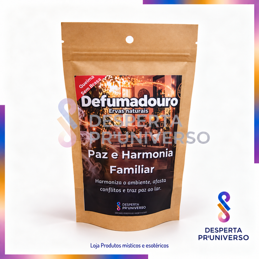 Defumadouro Paz e Harmonia Familiar - Harmoniza o Ambiente e Traz Paz ao Lar 🏡🕊️