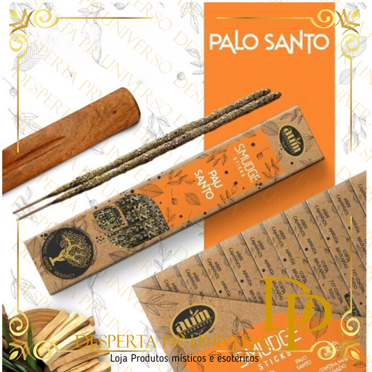 Incenso  Aum Organico 25g Pau Santo