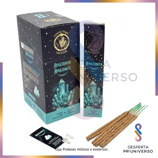 Incenso Mágico Cristais – Amazonite (Amazonita)