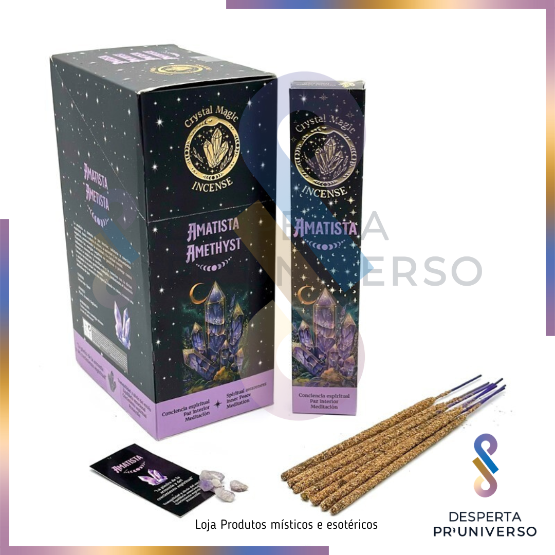 Incenso Mágico Cristais – Ametista
