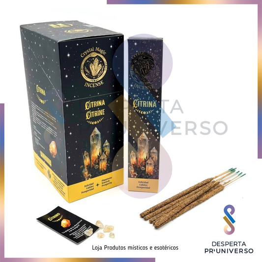Incenso Mágico Cristais – Citrino
