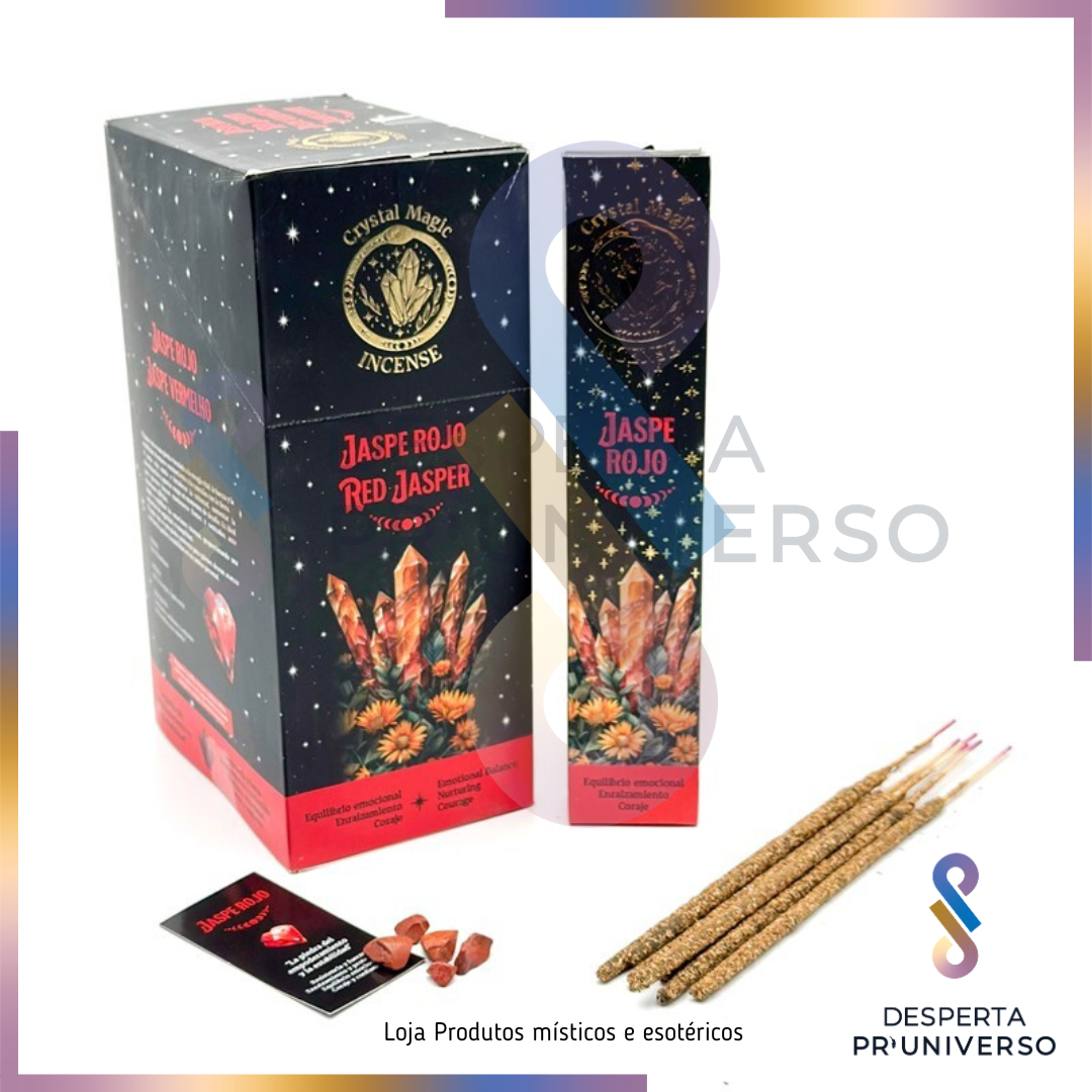 Incenso Mágico Cristais – Jaspe Vermelho