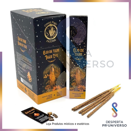 Incenso Mágico Cristais – Olho de Tigre