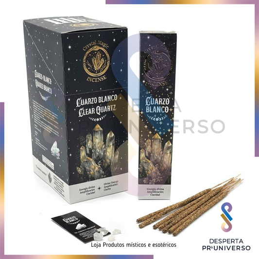 Incenso Mágico Cristais – Quartzo Branco (Cristal)