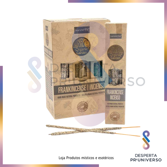 Incenso Orgânico Frankincense (Olíbano) – Organic Garden | Nandita