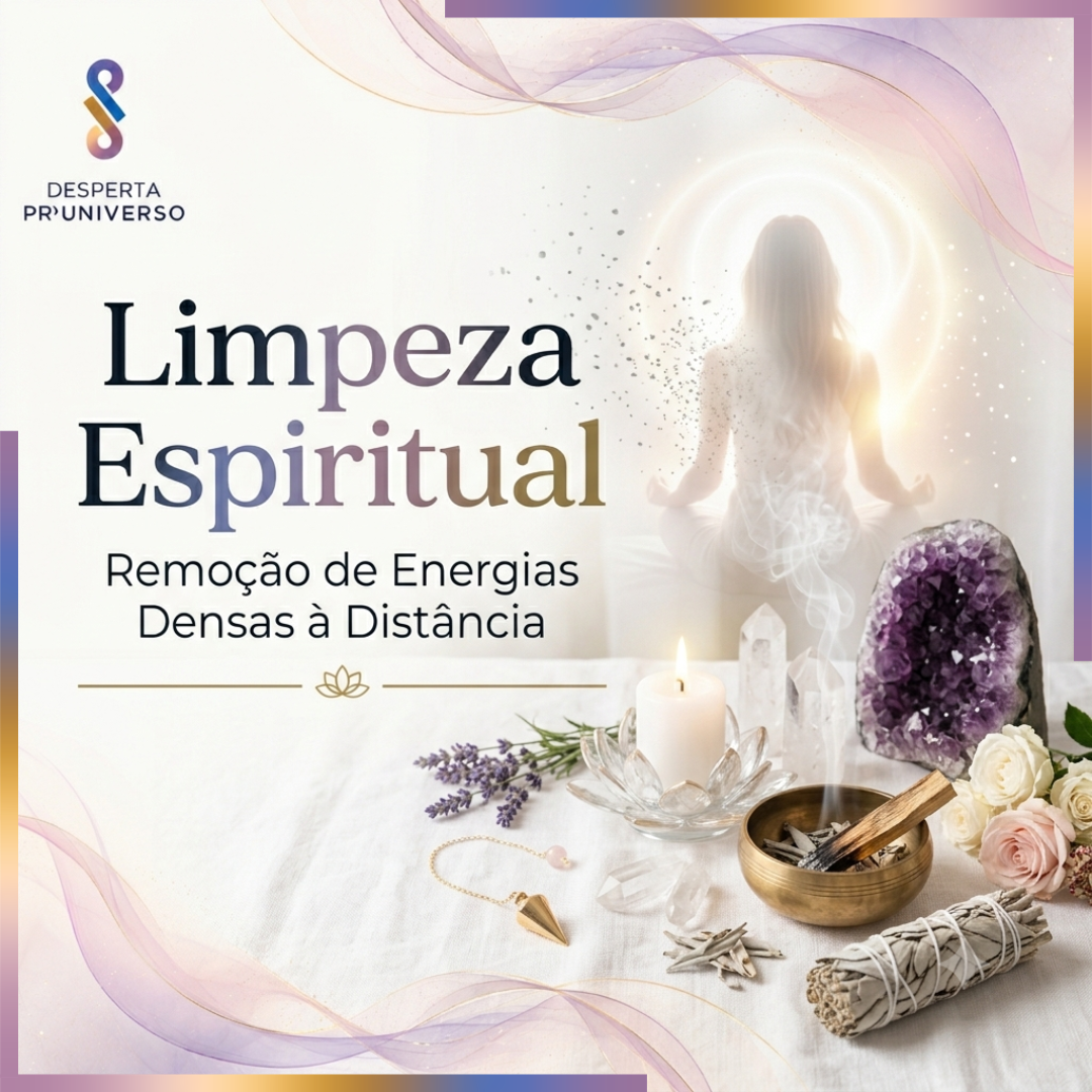 Limpeza Espiritual — Remoção de Energias Densas à Distância