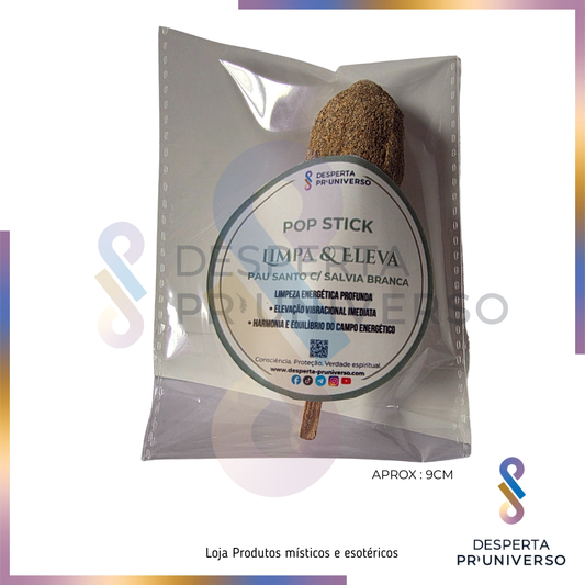 Pop Stick Limpa & Eleva - Pau Santo com Sálvia Branca