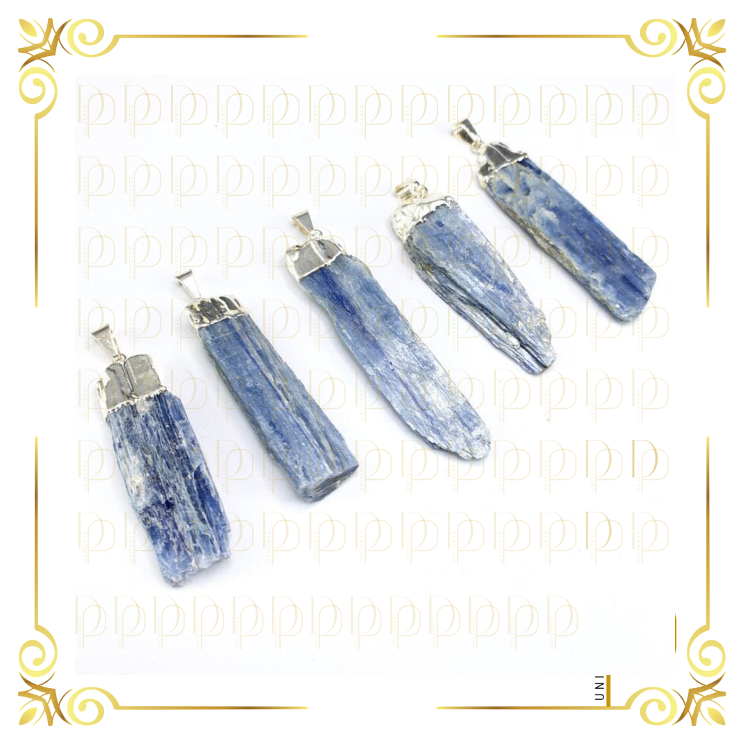 Pendente Prata Cianite Azul