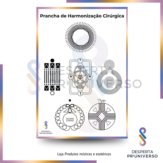 Prancha de Harmonização Cirúrgica — Apoio Energético Pré e Pós-Cirurgia