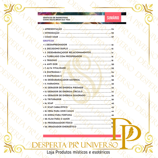 EBook “Gráficos de Radiestesia: Como Equilibrar a Tua Vida”: