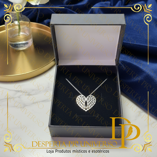 COLAR ASAS DE ANJO - Aço Inoxidável