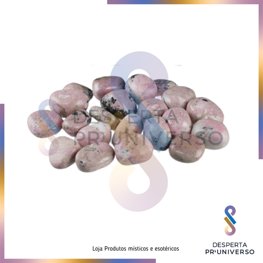 Rodonita do Peru (3- 5CM) — Cura emocional | Amor-próprio | Libertação de mágoas