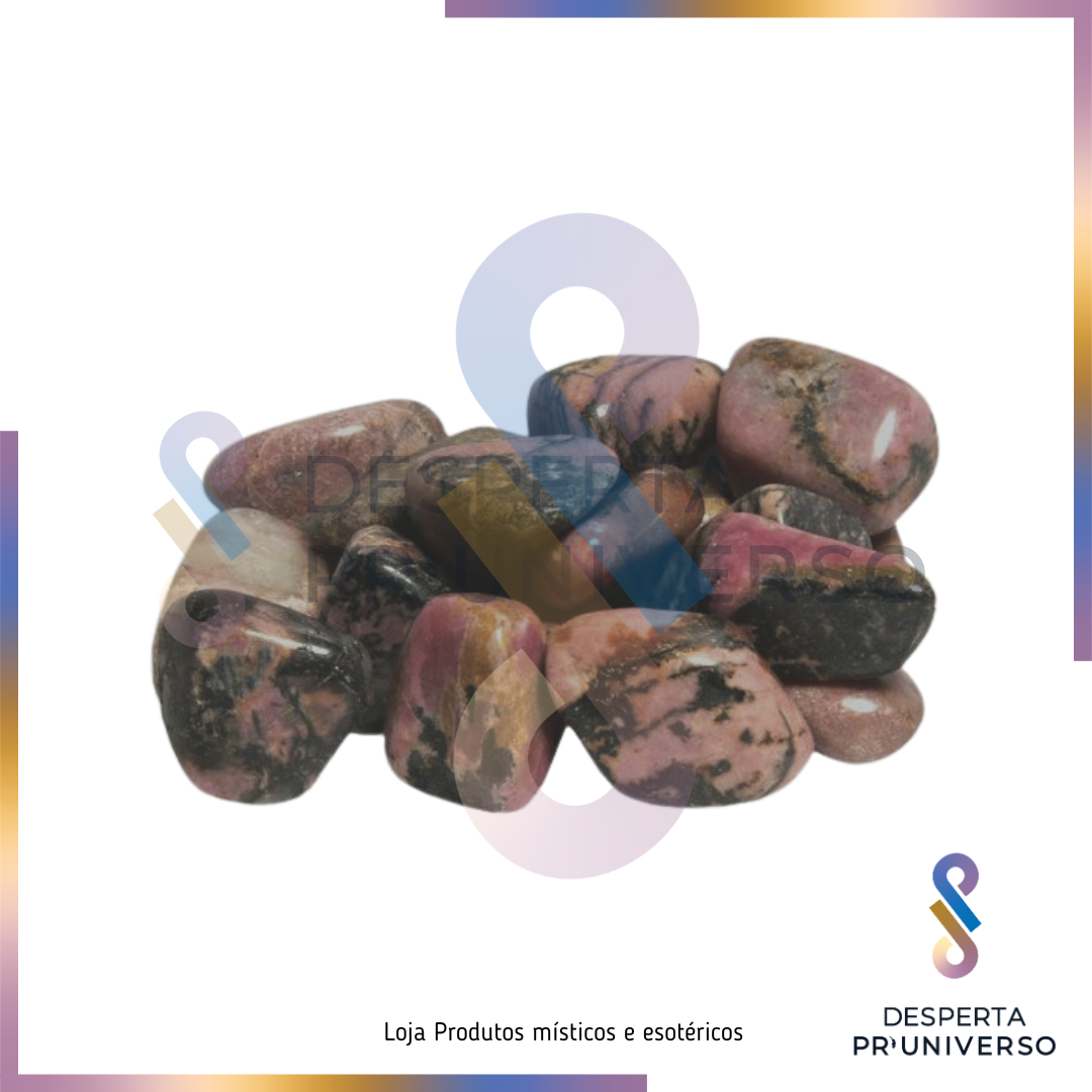 Rodonita (1-1,5CM)— Cura emocional | Perdão | Amor-próprio