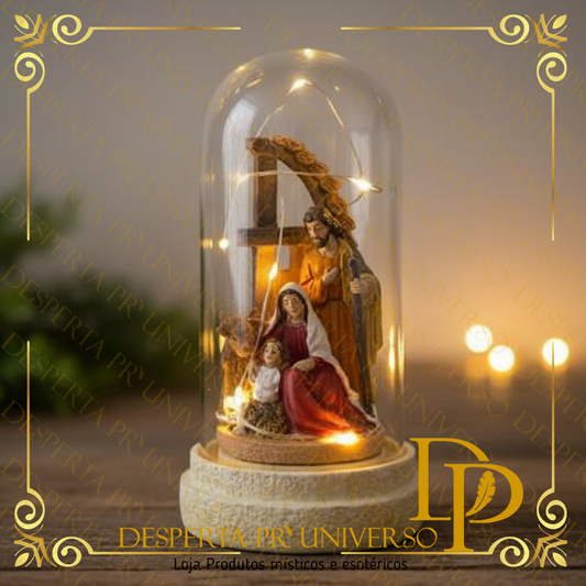 Sagrada Família com Luz – Proteção, Fé e Harmonia Divina