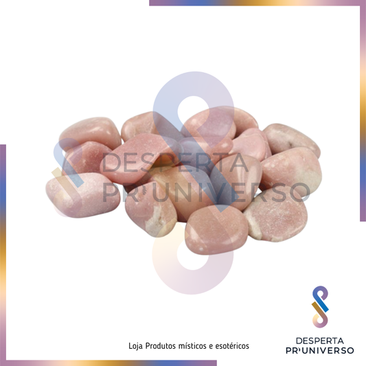 Talco Rosa (1–2 cm) — Calma | Amor-próprio | Cura emocional