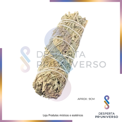 Tocha de Sálvia Azul Natural – Limpeza Suave & Clareza Mental