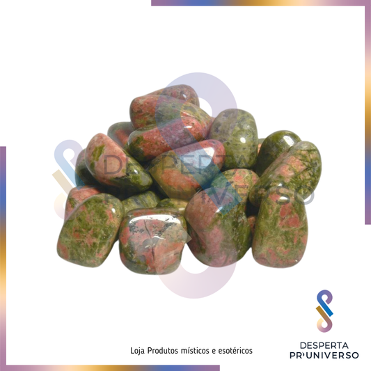 Unakite ( 1- 2CM)— Cura emocional | Equilíbrio | Regeneração