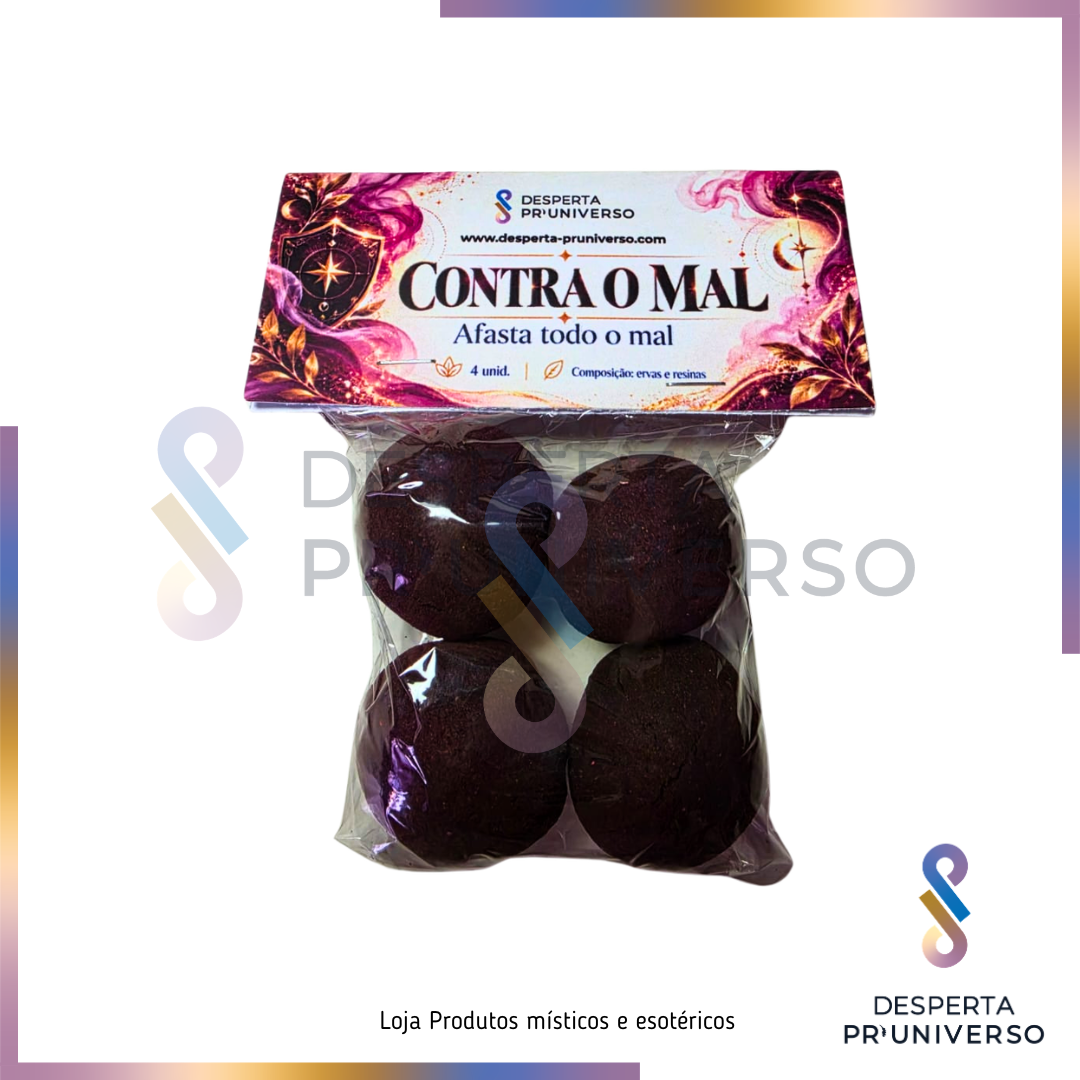 Contra o Mal | Defumador de Proteção | 4 Unidades