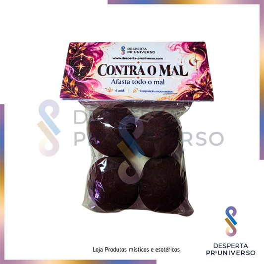 Contra o Mal | Defumador de Proteção | 4 Unidades