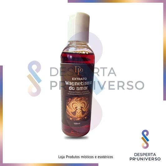 Extrato Magnetismo do Amor (100 ml) — Atração, Magnetismo e Adoçamento Amoroso ❤️✨