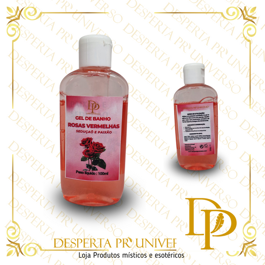 Gel de Banho de Rosas Vermelhas – Sedução & Paixão