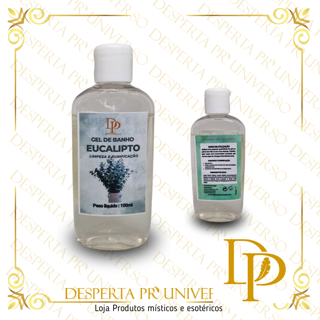 Gel de Banho de Eucalipto – Limpeza & Purificação