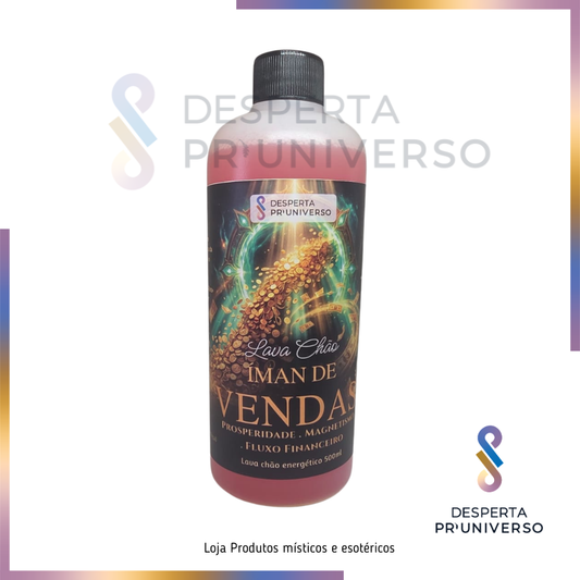 Lava Chão Energético "Íman de Vendas" 500ml